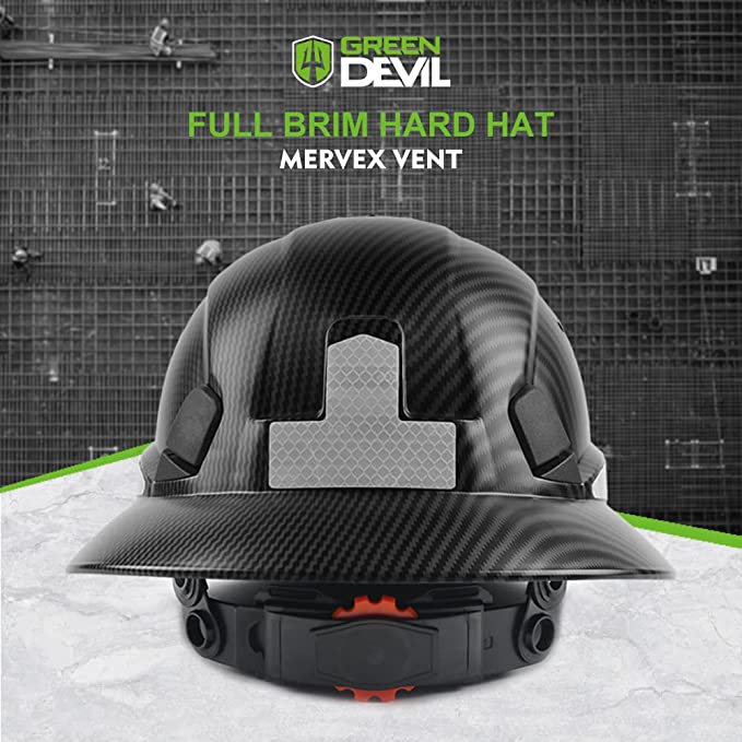 Green Devil Full Brim Safety Helmet