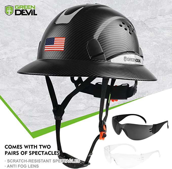 Large full brim store hard hat